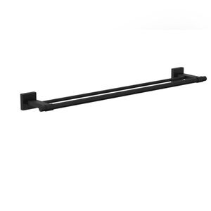 Franklin Brass MAX25-FB Maxted 25" Double Towel Bar Flat Black NEW
